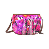 Crossbody Bag for Women /French Canvas crossbody / Saddle Bag /By Lala Lapinski Design