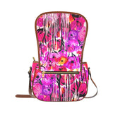 Crossbody Bag for Women /French Canvas crossbody / Saddle Bag /By Lala Lapinski Design