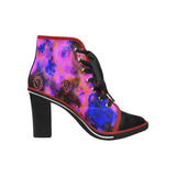 Lace Up Ankle Boots / Black Ankle Boots /Chunky Heel Ankle Boots / by Lala Lapinski Design