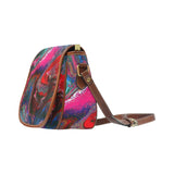 Crossbody Bag for Women / Dragon Canvas crossbody / Saddle Bag /By Lala Lapinski Design