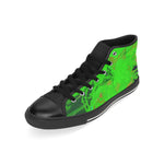 Kids Shoes / Canvas Kid's Shoes / Green High Tops for boys / by Lala Lapinski Design