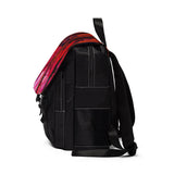 Unisex Casual Shoulder Backpack By Lala Lapinski Art