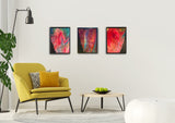 Resin & Acrylic Abstract Paintings / Wall Art / Original Artwork Painting / Multiple Colors ,
